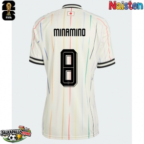 Japani Takumi Minamino #8 Vieraspaita Naisten MM-kisat 2026 Lyhythihainen